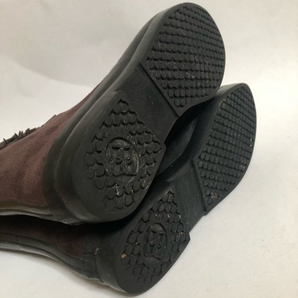 Dav Fringe Rain Boots Brown - Picture 9 of 9